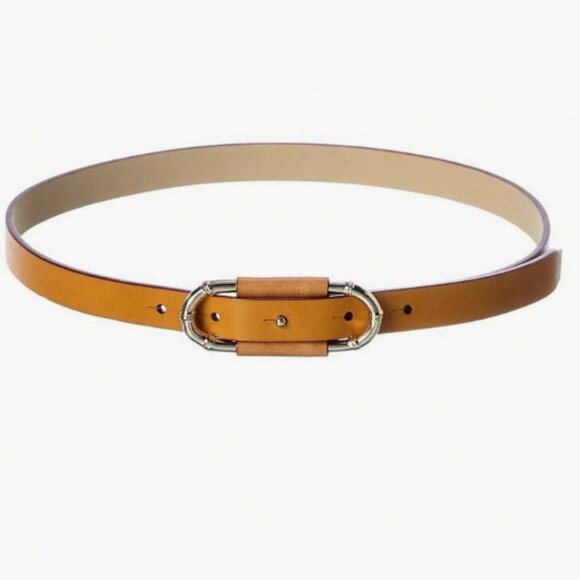 J McLaughlin Lillian Belt New Women XS Natural Leather Classic Style